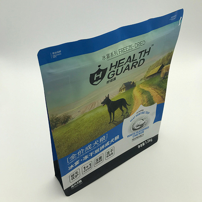 1.5kg AL7のペット フード包装袋の平底のプラスチック習慣によって印刷される食糧袋
