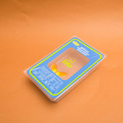 PE ふた 340mmをかわいがりなさいEvohの食品包装のフィルムがプラスチック皿ロックのシールのための色を印刷した