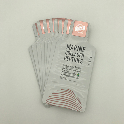 形づいた特別表面クリームのための小さいプラスチック ジッパーの袋を薄板にした