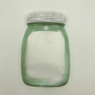 形づく使い捨て可能なPET12注文は80gゆとりのプラスチック ジッパーの袋を袋に入れる