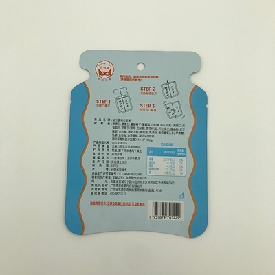 形づくくだらない注文がプラスチック ジッパー ロックを袋に入れるVMPETはロゴOEMと袋に入れる
