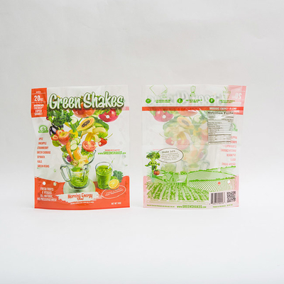 防湿果物と野菜の包装のジップ ロック式の乾燥したフルーツのプラスチック包装袋
