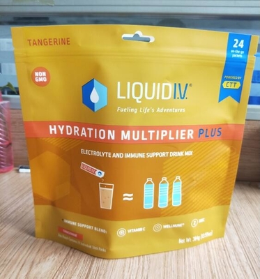 100%のPE 7.9OZの再生利用できる袋の食品包装の習慣はRe密閉可能食糧袋を印刷した