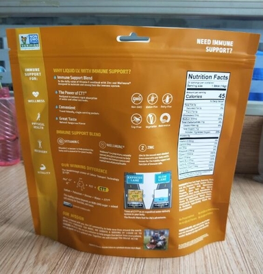 100%のPE 7.9OZの再生利用できる袋の食品包装の習慣はRe密閉可能食糧袋を印刷した