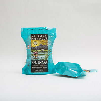 10oz PET12のキノアは明確な窓のグラビア印刷の印刷を用いる食品包装袋を播く