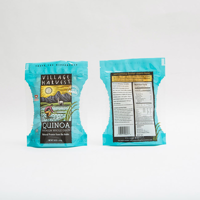 10oz PET12のキノアは明確な窓のグラビア印刷の印刷を用いる食品包装袋を播く