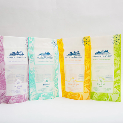 食糧プラスチック袋の食品包装のための24OZ Anaholaのグラノーラの注文のポリ袋