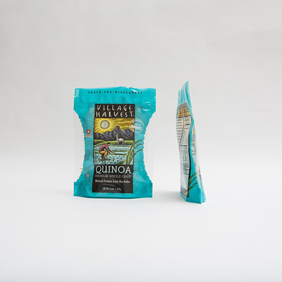 10oz PET12のキノアは明確な窓のグラビア印刷の印刷を用いる食品包装袋を播く