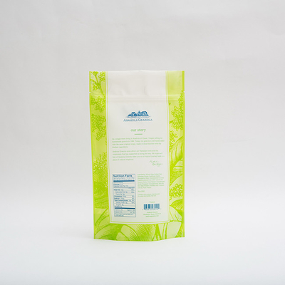 食糧プラスチック袋の食品包装のための24OZ Anaholaのグラノーラの注文のポリ袋